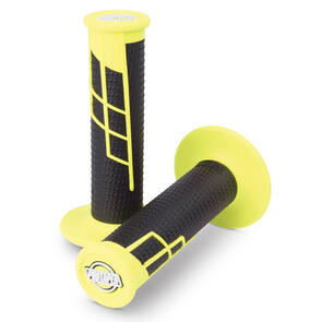 PROTAPER LOCK ON GRIPS 1/2 WAFFLE NEON-YELLOW/BLACK