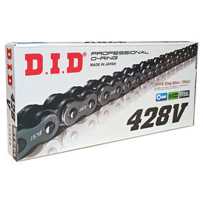 DID 428V X 120FB O'RING CHAIN W/ FJ CLIP LINK DID