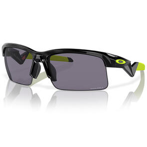 OAKLEY YOUTH CAPACITOR SUNGLASSES POLISHED BLACK W/PRIZM GREY LENS