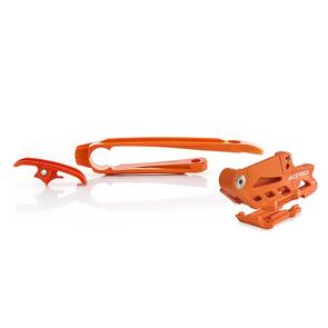 ACERBIS 22349.010 CHAIN GUIDE + SLIDER KIT ORANGE KTM ACERBIS