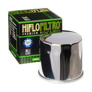 HIFLO HF138C CHROME OIL FILTER GERMAN TUV APPROVED