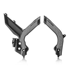 ACERBIS X-GRIP FRAME GUARDS BLACK/GREY KTM ACERBIS
