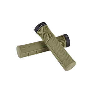 SKWI:KI SYNCRO SINGLE LOCK ON HYBRID MTB GRIP - GREEN