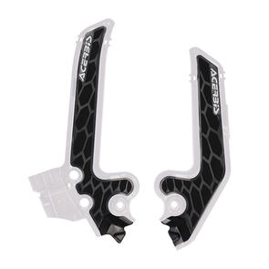 ACERBIS 26994.237 X-GRIP FRAME GUARDS WHITE/BLACK HUSQVARNA TC85 25 ACERBIS