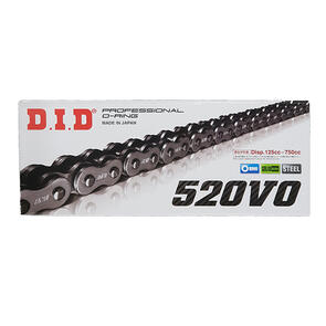 DID 520VO X 118FB O'RING SOLID BUSH CHAIN W/ FJ CLIP LINK DID