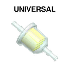 VISU UNIVERSAL 1/4 OR 5/16 INCH FUEL FILTER W/ COPOLYMER VISU