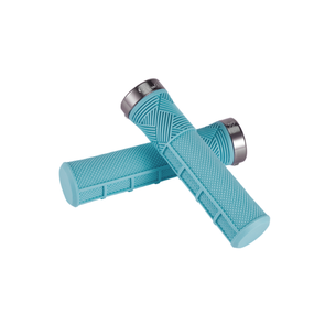 SKWI:KI SYNCRO SINGLE LOCK ON HYBRID MTB GRIP - INDIGO
