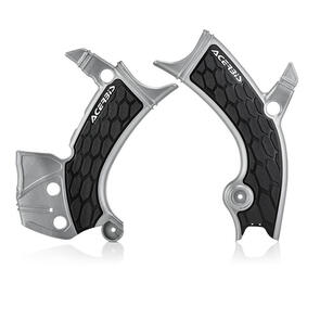 ACERBIS X-GRIP FRAME GUARDS SILVER YZ250/450F 19-23/18-22-YZ250/450FX 19-23/19-22 ACERBIS