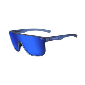 TIFOSI SANCTUM XL SUNGLASSES MIDNIGHT VAPOR WITH COBALT BLUE MIRROR LENS