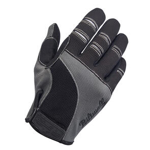 BILTWELL MOTO TEXTILE GLOVE [GREY/BLACK]