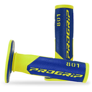 PROGRIP GEL MX GRIPS 115MM BLUE/FLURO YELLOW