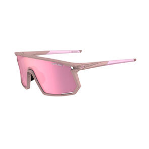 TIFOSI MOAB SUNGLASSES MATTE PINK, WITH CLARION ROSE, AC RED AND CLEAR LENS