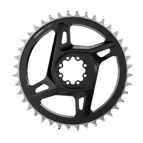 SRAM CHAIN RING ROAD DM X-SYNC BLACK/SILVER (RED E1) INCLUDING 8 CHAINRING