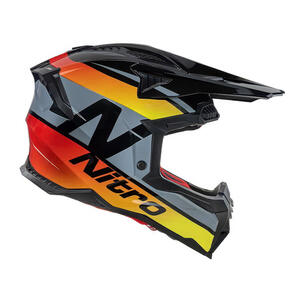NITRO MX710 ONYX HELMET [BLACK/RED/YELLOW]