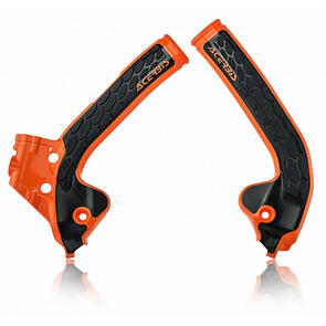 ACERBIS 22893.011.016 X-GRIP FRAME GUARDS ORANGE-016 KTM 85SX 18-24 ACERBIS