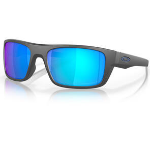 OAKLEY DROP POINT SUNGLASSES MATTE DK GREY W/PRIZM SAPPH POLAR