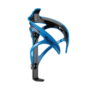 SKWI:KI NYLON/CARBON BOTTLE CAGE -BLUE/BLACK