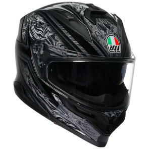 AGV K7 HELMET [DAMASCUS BLACK/SILVER]