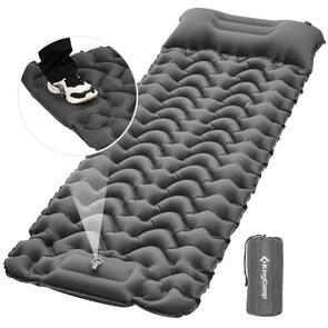 KINGCAMP DELUXE 10 INFLATABLE SLEEP MAT - GREY