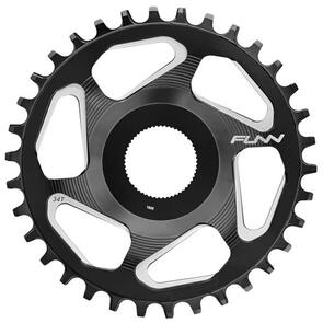 FUNN SHIMANO DIRECT MOUNT E8000/E7000 36T AL7075, BLACK CHAINRING, FITS CHAINLINE AND 53MM