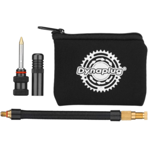 DYNAPLUG MTB AIR KIT WITH POUCH AND HOSE NO C02 INCLUDED BLACK