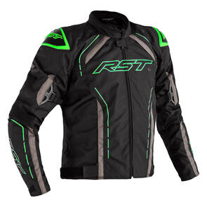 RST S-1 CE TEXTILE JACKET [BLACK/GREY/NEON GREEN]