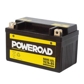 POWEROAD YG7A-BS NON-DG NANO GEL BATTERY ALT: YTX7ABS