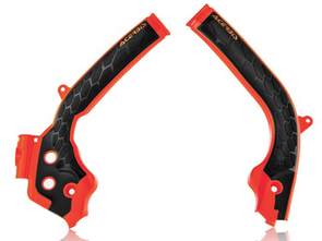 ACERBIS X-GRIP FRAME GUARDS ORANGE-016 KTM ACERBIS
