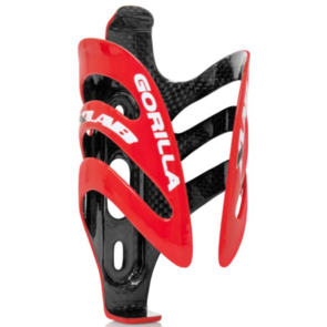 XLAB-USA GORILLA CARBON BOTTLE CAGE GLOSS RED/BLACK