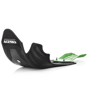 ACERBIS SKID PLATE BLACK/GREEN KX 250/300/450 F/X 19-24