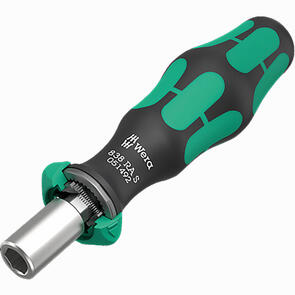 WERA TOOLS 838 RA-R BITHOLDING SCREWDRIVER WITH RATCHET FUNCTIONALITY, 1/4"