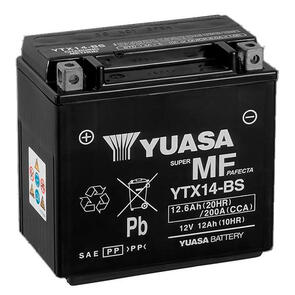 YUASA YTX14-BS NON-DG FACTORY SEALED BATTERY