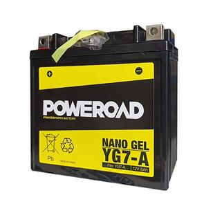 POWEROAD YG7-A NON-DG NANO GEL BATTERY ALT: YB7-A YB7-B