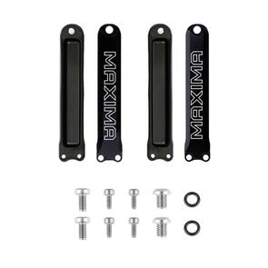 TRICKSTUFF KIT RESERVOIR CAPS MAXIMA BLACK L+R