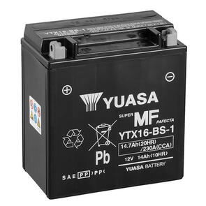 YUASA YTX16-BS-1 NON-DG FACTORY SEALED BATTERY