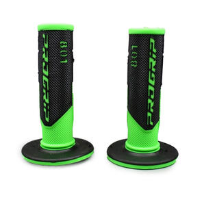 PROGRIP GEL MX GRIPS 115MM FLURO GREEN/BLACK