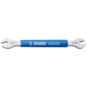 UNIOR 1633/2P DOUBLE SIDED SPOKE WRENCH 3.3 X 3.45