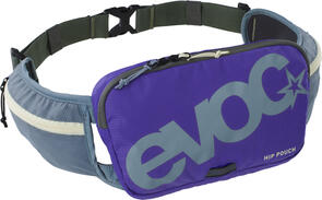 EVOC HIP POUCH, 1L, STEEL/VIOLET/DARK OLIVE