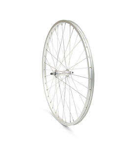 ONTRACK WHEEL 26 X 1.50  FRONT ALLOY/ALLOY NUTTED SILVER