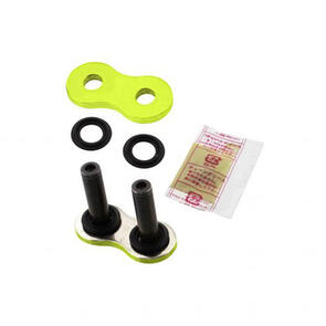 DID 520VR46 ZJ RIVET LINK (FLURO YELLOW) DID