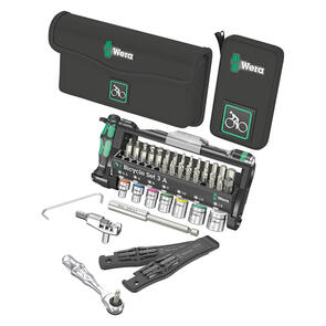 WERA TOOLS BICYCLE SET 3 A CONTAINS RATCHET AND SOCKET WITH BITS - 40 PIECES