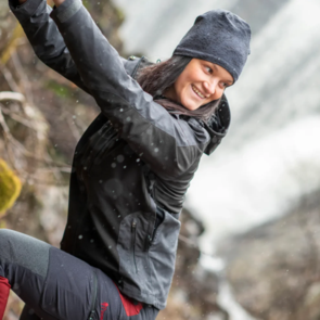 PINEWOOD FINNVEDEN HYBRID EXTREME WOMENS JACKET BLACK/DARK ANTHRACITE