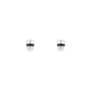 TRICKSTUFF BLEED BOLTS M5 T10 SILVER +ORINGS 2PCS