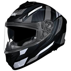 SMK TYPHOON HELMET SPARKO MATTE BLK/GRY