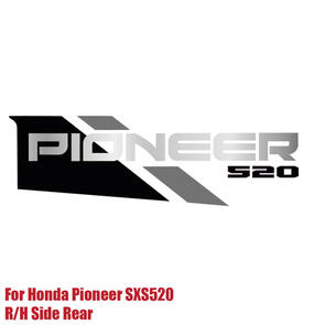 ATV CITY 700.0300 HONDA PIONEER SXS520 STICKER R/H SIDE REAR