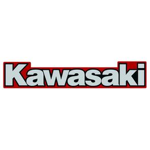 ATV CITY 700.1020 KAWASAKI SIDE LOGO RED/BLACK STICKER