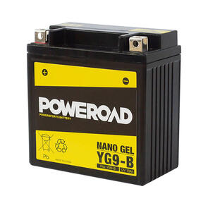 POWEROAD YG9B NON-DG NANO GEL BATTERY ALT: YB9B/12N94B1