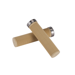 SKWI:KI TACTIO SINGLE LOCK ON MTB GRIP SOFT COMPOUND - MILK-TEA