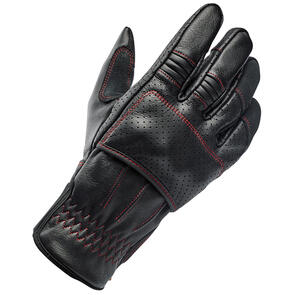 BILTWELL BORREGO LEATHER GLOVE [REDLINE]