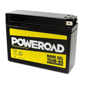 POWEROAD YG4B-BS NON-DG NANO GEL BATTERY ALT: YT4BBS